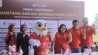 Sebanyak sepuluh tim dari empat negara Asia Tenggara (ASEAN) akan berpartisipasi dalam turnamen Transtama-Garuda International Cup 2 di Indonesia pada 30 Juni-3 Juli 2022 di ASIOP Training Ground, Sentul, Kabupaten Bogor. (Istimewa).
