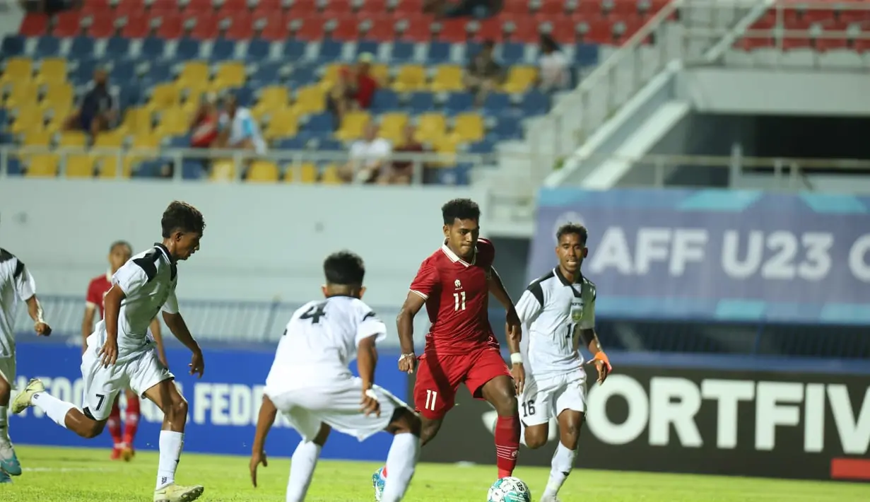 Gol tunggal kemenangan Timnas Indoensia diciptakan oleh Ramadhan Sananta pada menit ke-44. (Foto:Dok PSSI)
