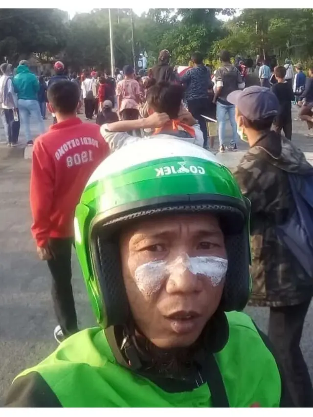 Potret Driver Ojek Online Kelewat Narsis Ini Bikin Cengar Cengir