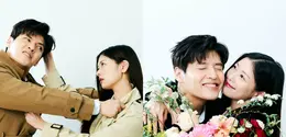 Pemotretan Kang Ha Neul dan Jung So Min untuk film Love Reset. (Foto: Twitter/ mindmark_movie)