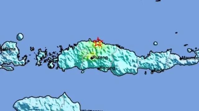 Rentetan Gempa Guncang Ruteng Manggarai NTT Pagi Ini, Terbesar M 5,6