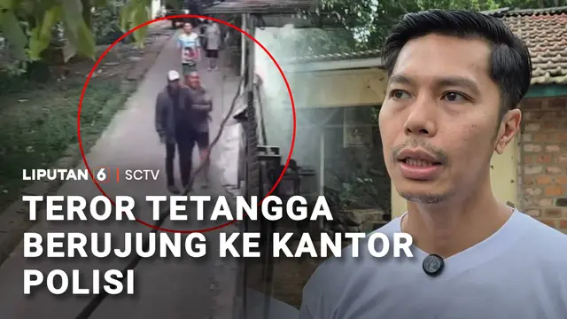 Teror Tetangga Berujung ke Kantor Polisi