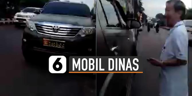 VIDEO: Viral Warga Sipil Mengaku Anggota TNI Gunakan Mobil Dinas