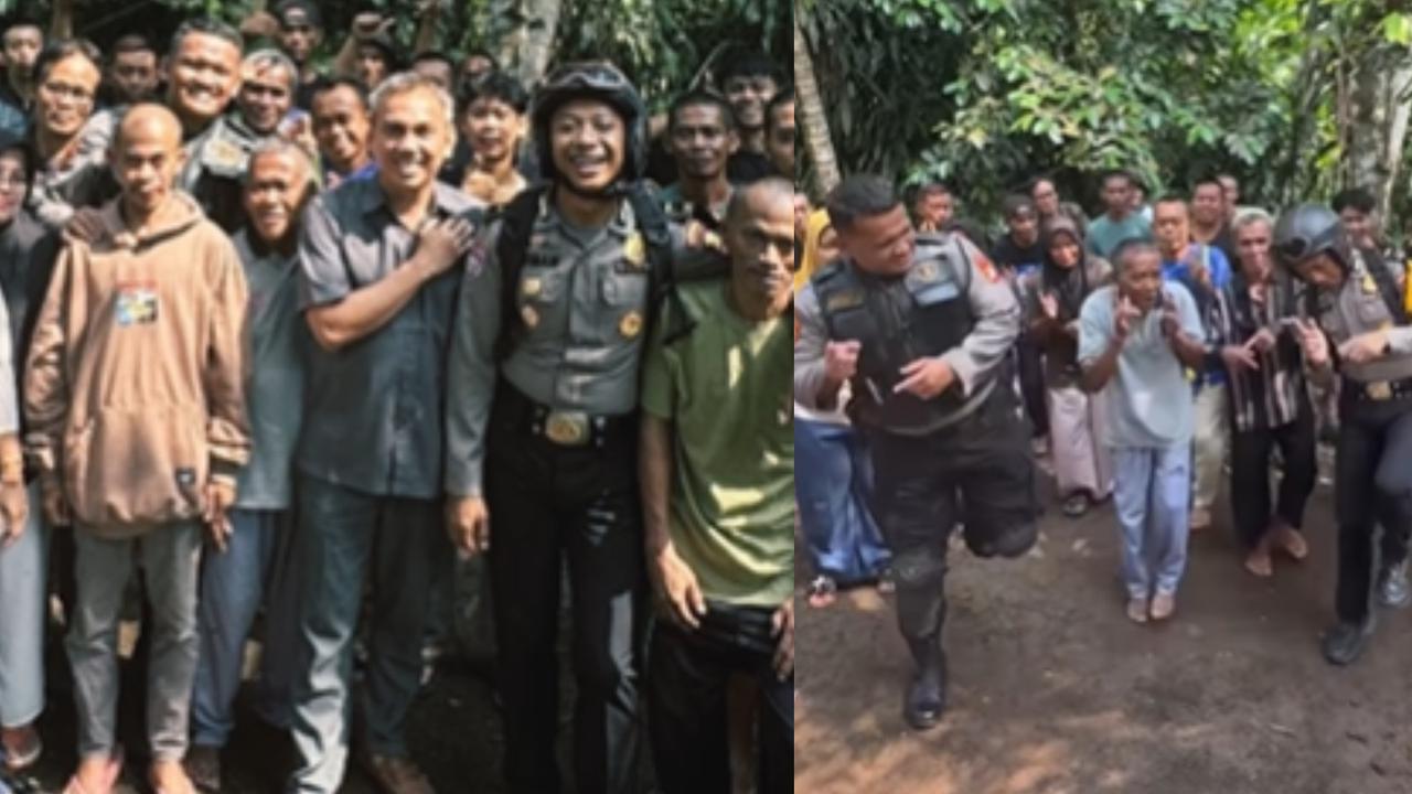 Gunawan Sadbor TikTokers asal Sukabumi Bebas dari Penjara, Pak Bhabin dan Ambarita Langsung Joget 'Ternyata Asik Juga ya