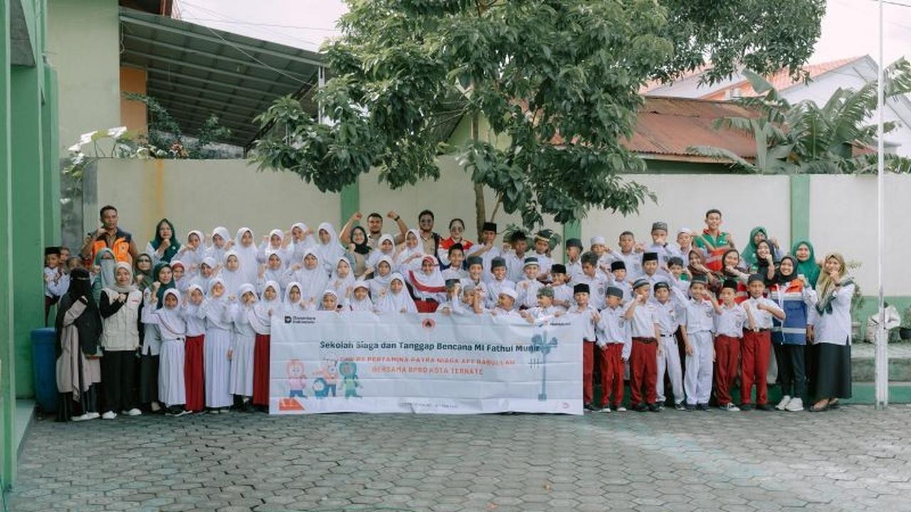 Pertamina Papua Dorong Budaya Sadar Bencana Sejak Dini di Sekolah Ternate