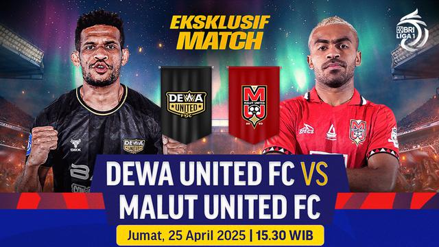 Link Siaran Langsung Eksklusif Match BRI Liga 1: Dewa United vs Malut United di Vidio
