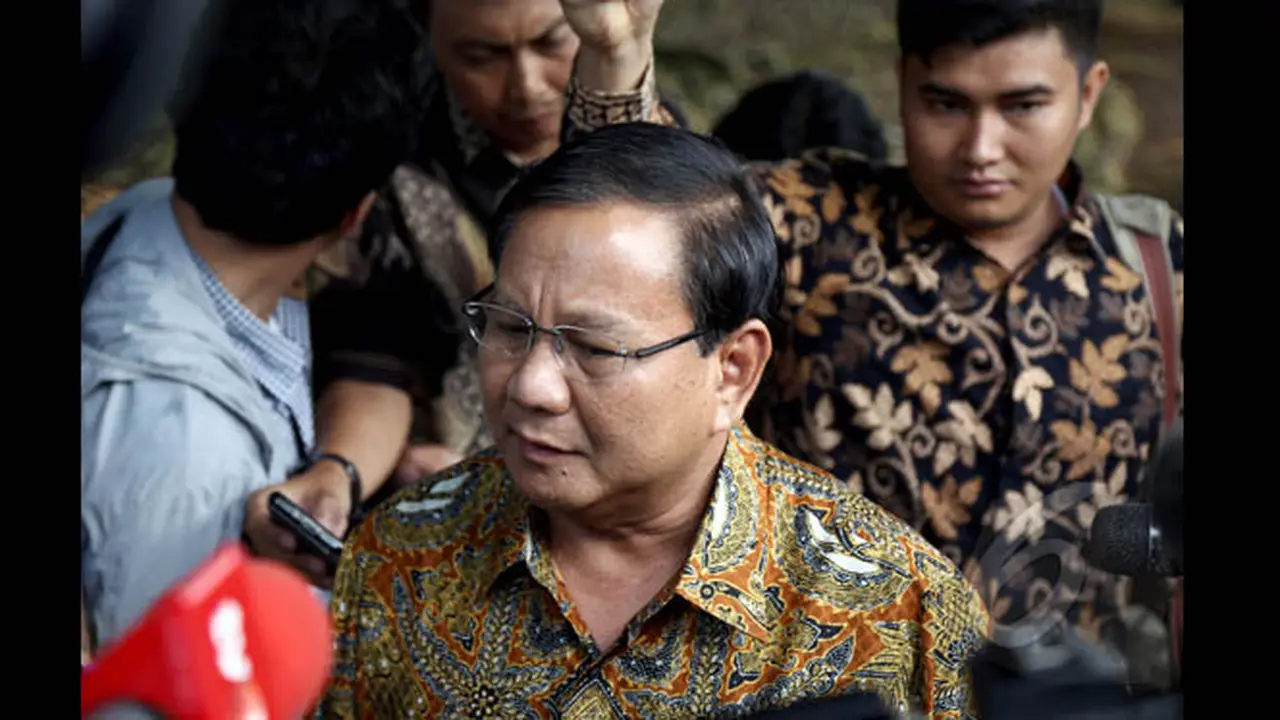 Jenguk Haryanto Taslam, Prabowo Akui Pernah Berseberangan