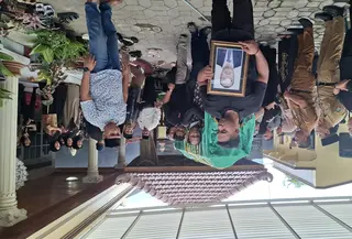 Prosesi pemakaman pejabat Kemenpar Sigit Joko Poernomo. (Liputan6.com/Fajar Abrori)