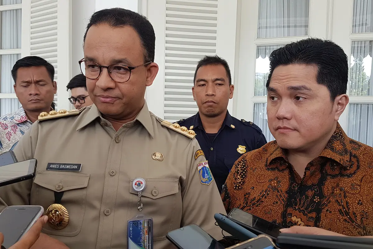 Anies Baswedan dan Erick Thohir