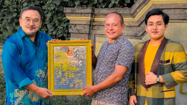 Erry Wibowo, I Nyoman Redana, dan Ian Wibowo. (Foto: Dok. Koleksi Pribadi Ian Wibowo)