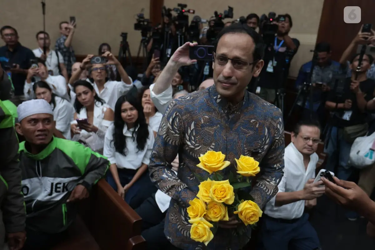 Nadiem Makarim Jalani Sidang Vonis Kasus Chromebook