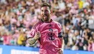 Kemenangan ini membuat Inter Miami berada di puncak klasemen wilayah timur MLS dengan 74 poin. Itu merupakan rekor poin terbanyak Inter Miami dalam satu musim. (AFP/Chris Arjoon)