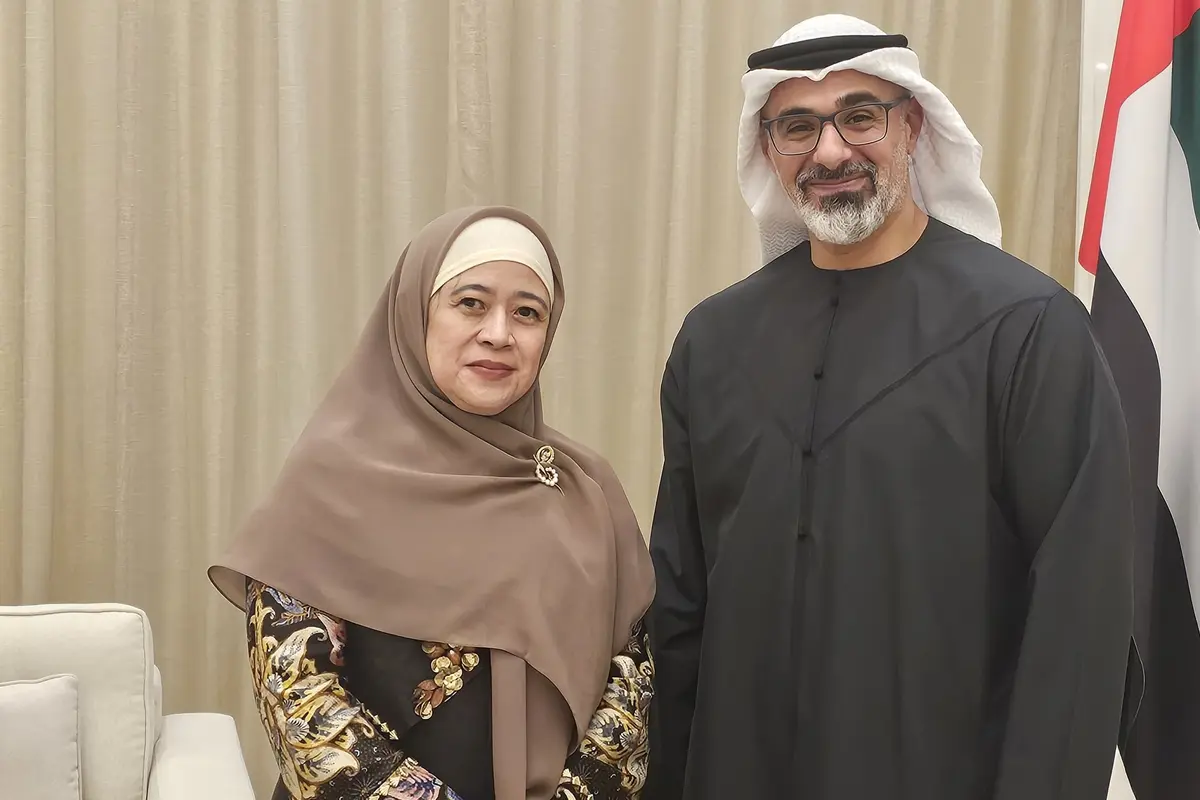 Ketua DPR RI Puan Maharani bertemu Pangeran Abu Dhabi Khaled bin Mohamed bin Zayed.