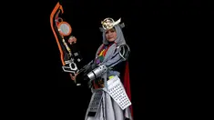 Seorang wanita berhijab mengenakan cosplay saat mengikuti "Hijab Cosplay" di Subang Jaya, Malaysia, Sabtu (29/4). Acara Hijab Cosplay diselenggarakan untuk pecinta cosplay bagi wanita muslim di Malaysia. (AFP PHOTO / Manan VATSYAYANA)