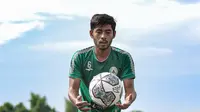 Penggawa baru PSS Sleman, Syahroni sudah bergabung dalam sesi latihan. (Dok PSS)