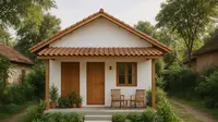 11 Desain Rumah Minimalis di Desa dengan Teras dan Taman Mini, Bikin Betah di Rumah