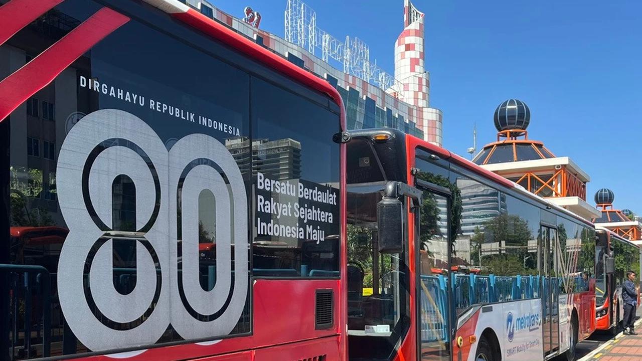 Peresmian TransJabodetabek Blok M-Bandara Soekarno-Hatta