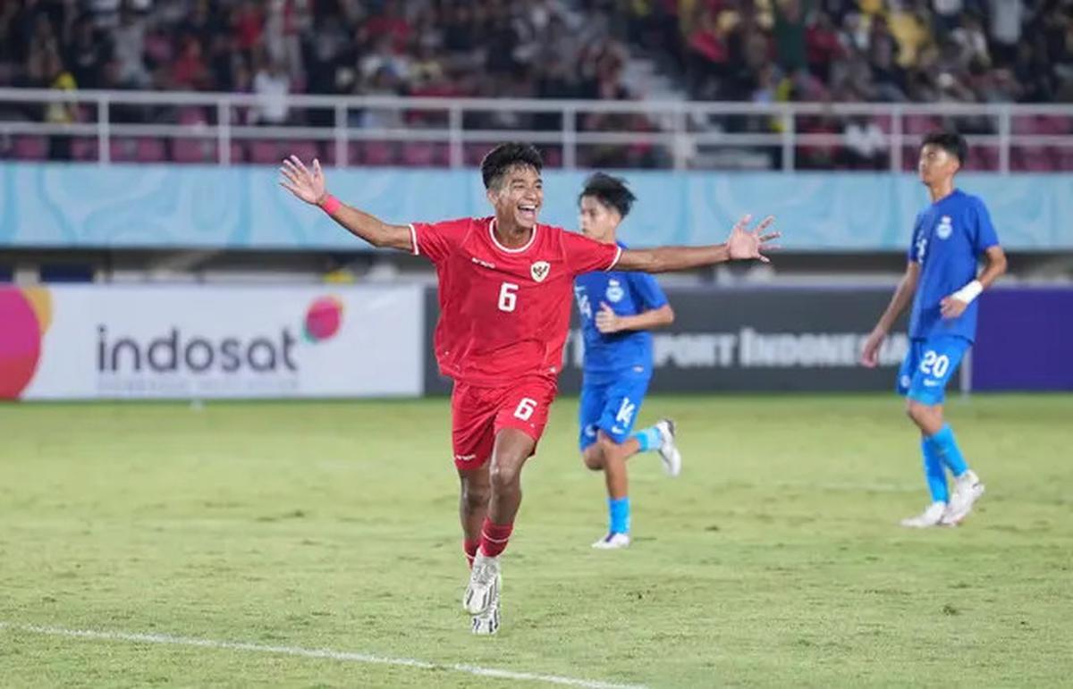 Profil Evandra Florasta, Pemain Timnas Muda Indonesia Pemimpin Top Skor Piala Asia U-17 2025