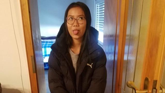 Novita Kurnia Putri (Vita Brazil) yang menjadi korban tembakan 100 peluru ke rumahnya.