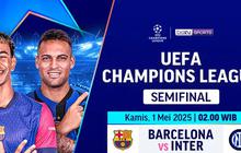 Link Live Streaming Laga Big Match Liga Champions Barcelona Vs Inter Milan di Vidio