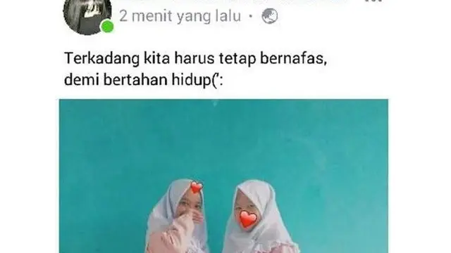 status bocah sok bijak (foto: facebook)
