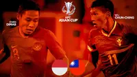 Kualifikasi Piala Asia - Duel Kapten - Indonesia Vs Chinese Taipei (Bola.com/Adreanus Titus)