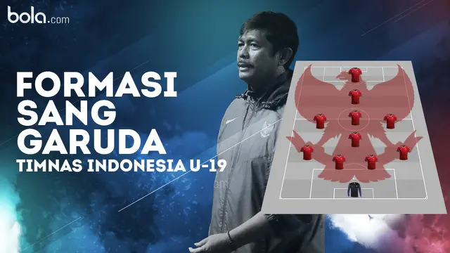 Formasi Sang Garuda Timnas Indonesia U-19.