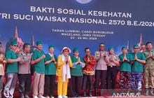 Kemenag Apresiasi Baksos Walubi di Borobudur: Perkuat Moderasi Beragama Jelang Waisak 2026