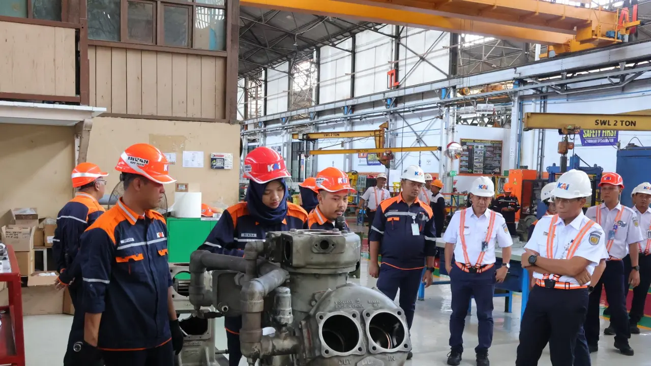 KAI menyelenggarakan Pendidikan dan Pelatihan (Diklat) Modul Perawatan Sarana Berbasis Maintenance Instruction (MI)