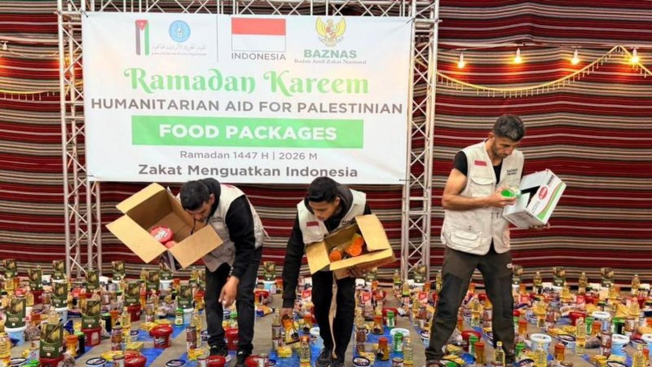 Baznas Salurkan Puluhan Ribu Paket Pangan untuk Palestina, Wujud Solidaritas Rakyat Indonesia