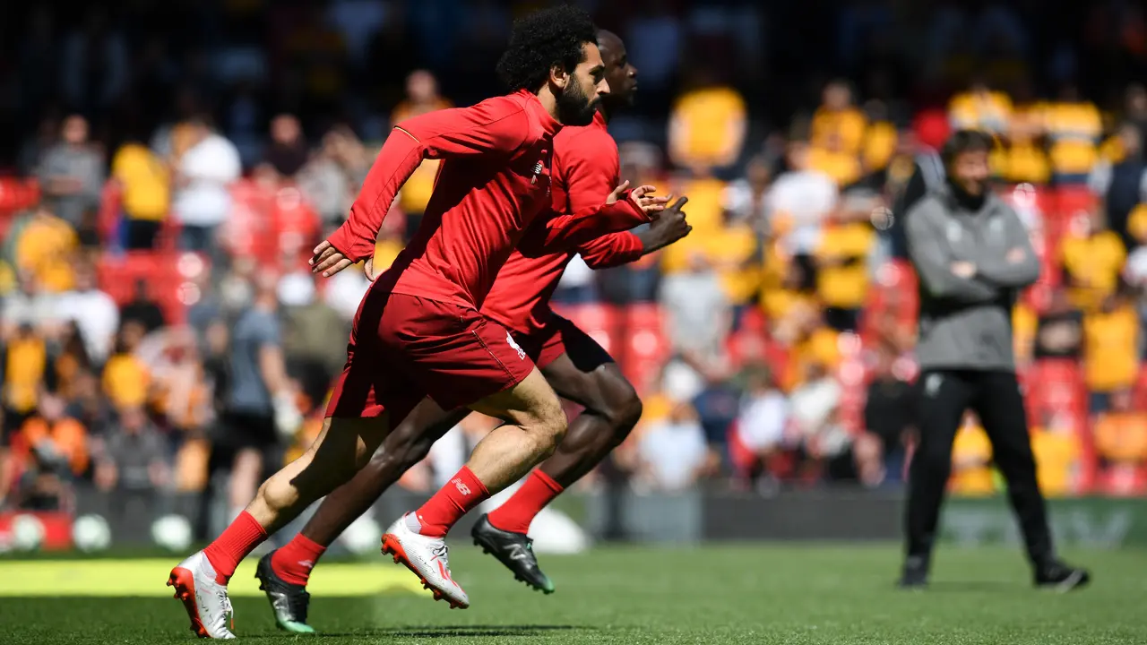 Sadio Mane dan Mohamed Salah, Liverpool