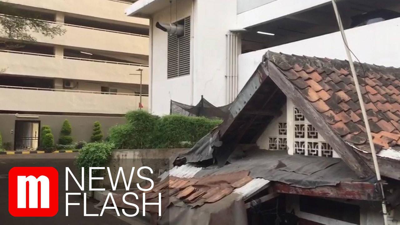 VIDEO: Penampakan Rumah Usang di Halaman Apartemen Thamrin Residence