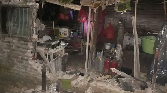 Puluhan rumah di Mandalawangi Pandeglang rusak akibat gempa Banten (Foto: BPBD Banten)