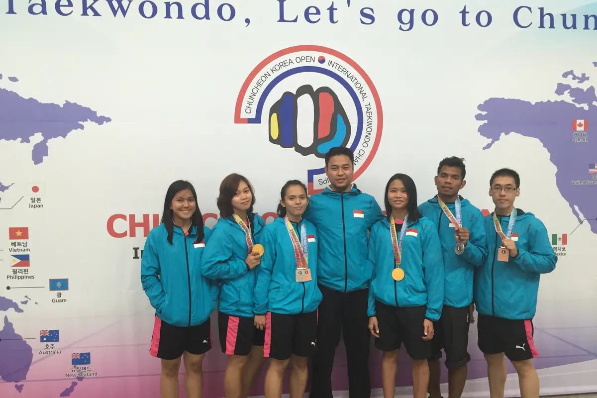 Atlet Taekwondo Indonesia Sabet 6 Medali di Korea(udah)