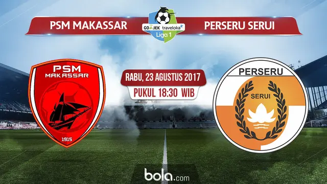 PSM Makassar Vs Perseru Serui