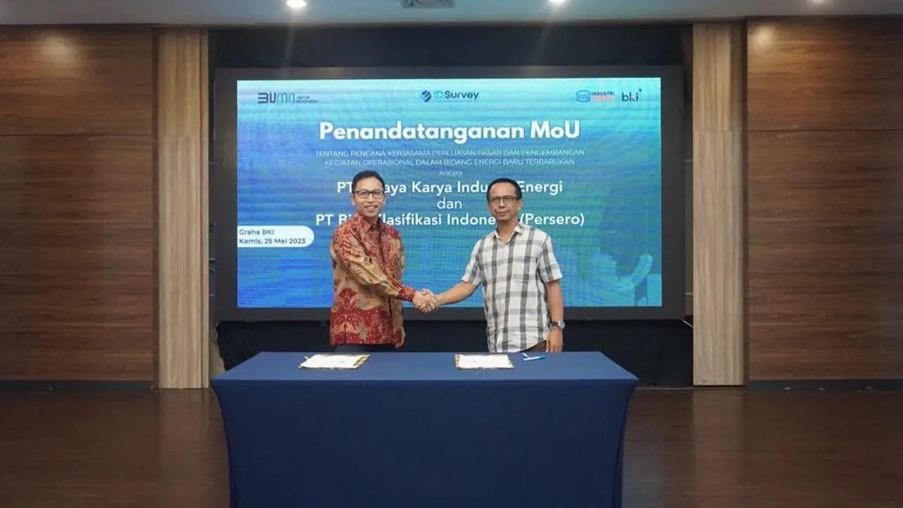 IDSurvey meneken nota kesepahaman dengan WIKA Industri Energi