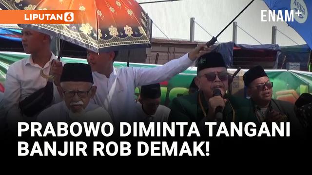 Ribuan Warga NU Demak Doa Bersama, Minta Prabowo Tangani Banjir Rob!