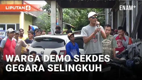 VIDEO: Berulang Kali Selingkuh dengan Warga, Penduduk Desa di Pekalongan Tuntut Sekdes Mundur