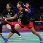 Ni Ketut Mahadewi Istarani/Rizki Amelia Pradipta menjalani debut sebagai pasangan baru pada babak pertama Denmark Terbuka 2018, di Odense, Rabu (17/10/2018). (PBSI)