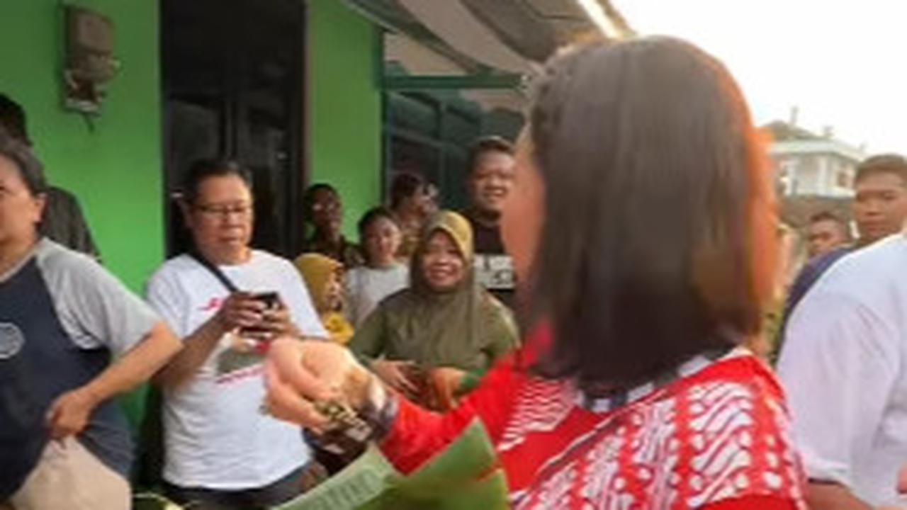 Ikut Suami Blusukan, Hetty Perkasa Malah 'Numpang' Makan di Rumah Warga