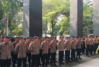 Sidang Vonis Nadiem Dijaga Ratusan Polisi