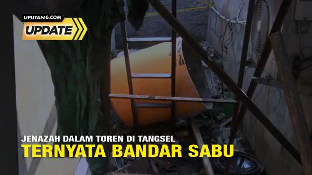 Polisi memastikan bahwa jasad pria bertato yang ditemukan membusuk di dalam toren penampungan air milik warga di Gang Said Mian, Kelurahan Pondok Aren, Kecamatan Pondok Aren, Kota Tangerang Selatan (Tangsel) adalah bandar dan pengendali narkoba jenis...