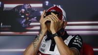 Kimi Raikkonen bakal pensiun penghujung Formula 1 2021. (FLORION GOGA / POOL / AFP)