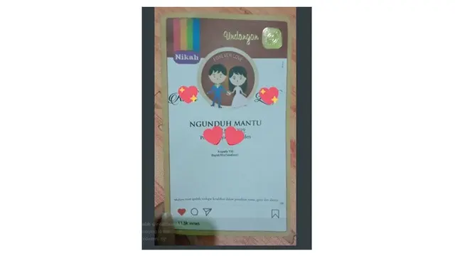 Desain Undangan Unik