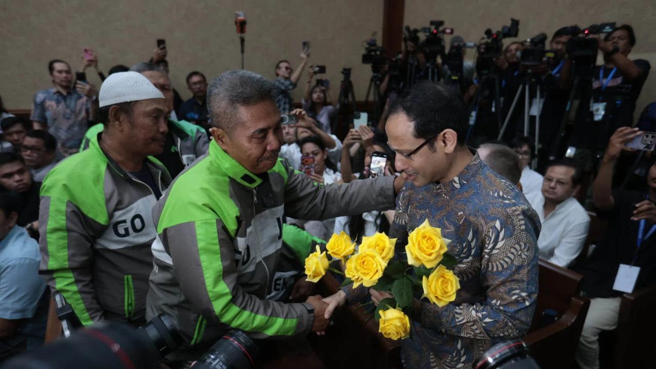 FOTO: Nadiem Makarim Jalani Sidang Vonis Kasus Chromebook