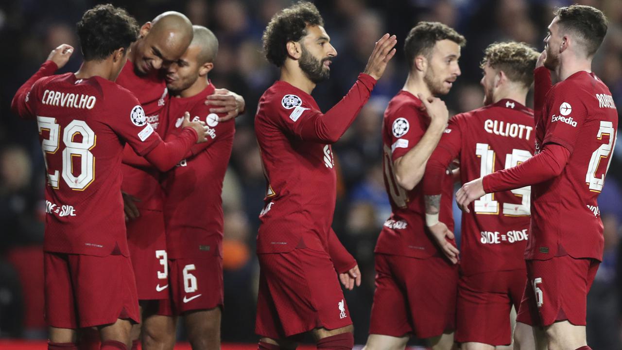 Salah Hattrick, Liverpool Pesta Gol di Kandang Rangers
