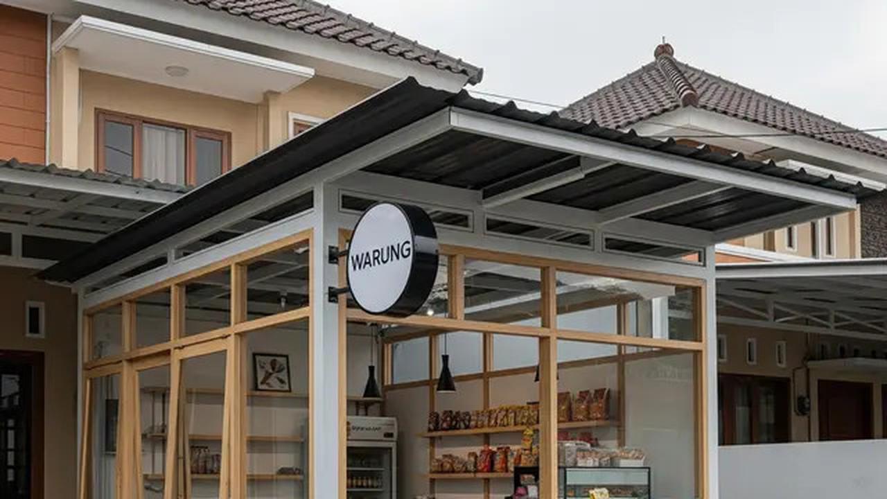 7 Desain Warung Baja Ringan Sederhana Depan Rumah, Praktis dan Tahan Lama