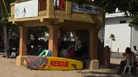 Salah satu posko rescue di Pantai Kuta, Bali.(Liputan6.com/Yudha Maruta)