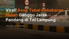 Kebakaran lahan di sekitar Tol Terbanggi Besar-Pematang Panggang-Kayu Agung (Terpeka), Lampung, memicu kepulan asap tebal yang mengganggu jarak pandang pengendara pada Kamis (15/10/2026)

Peristiwa di sekitar Gerbang Tol Menggala, Kabupaten Tulang Bawang, itu sempat viral di media sosial. Meski b...