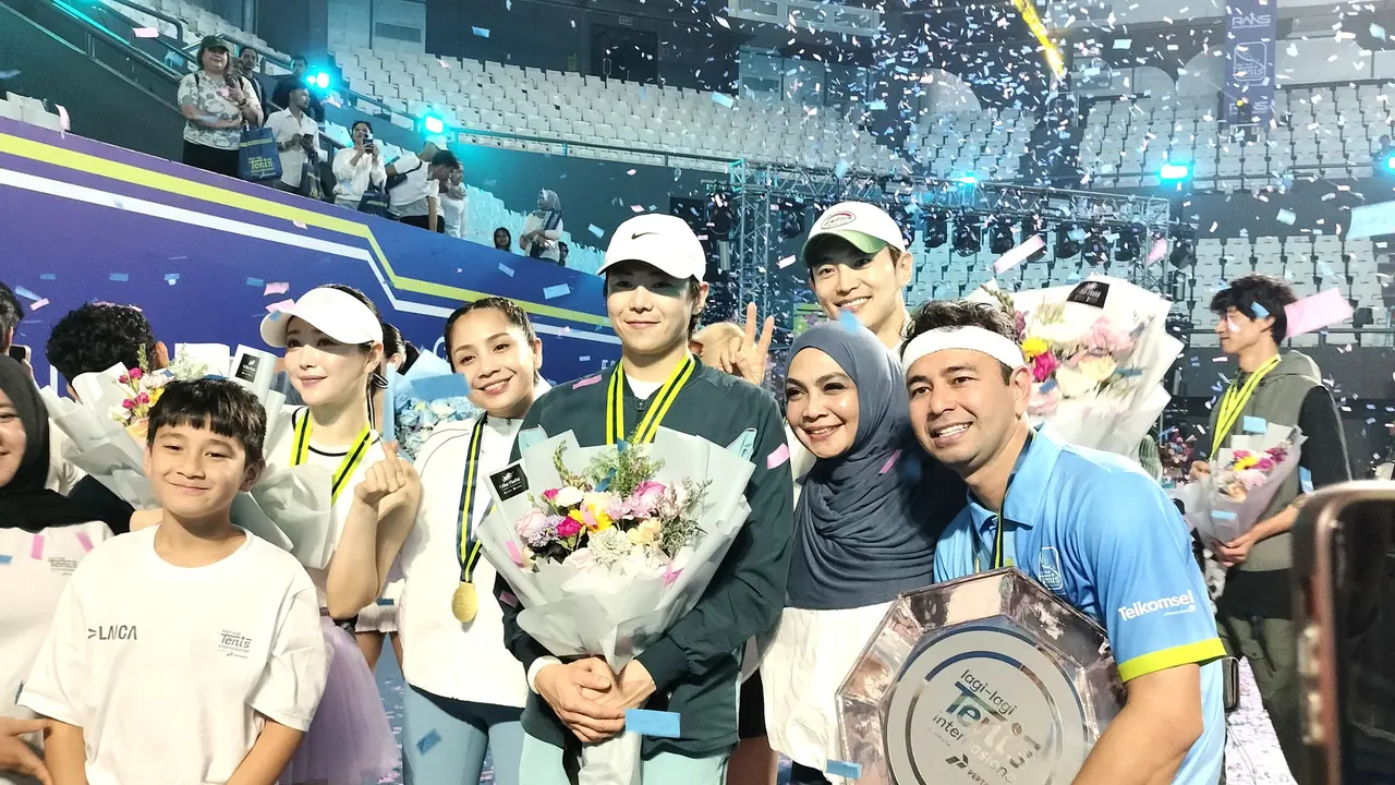 Potret Raffi Ahmad di Lagi-lagi Tennis Internasional